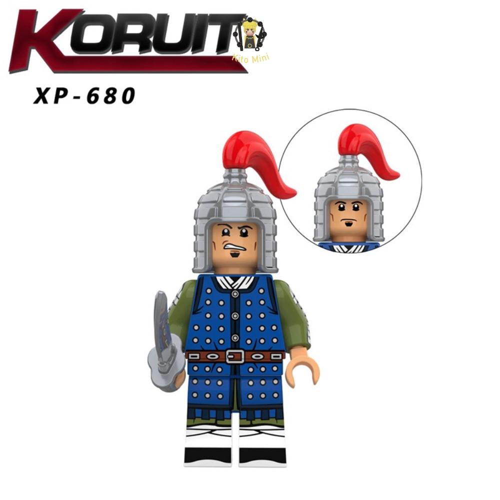 Đồ Chơi Lắp Ráp Xếp Hình Minifigures Lính Nhà Thanh Trang Bị Giáp KT1091