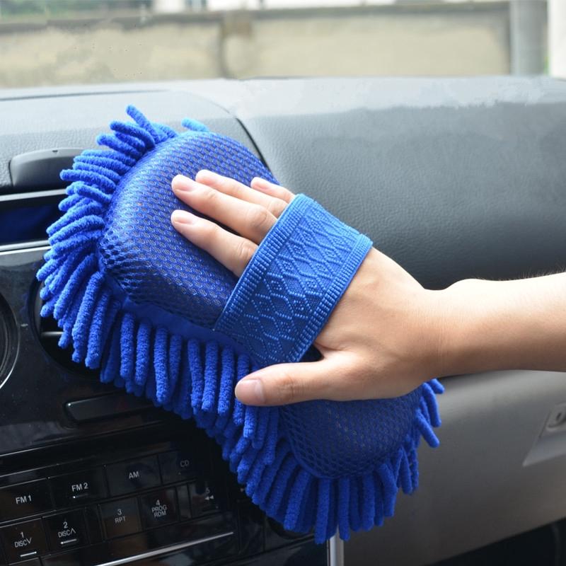 MICROFIBER Găng Tay Vệ Sinh Xe Ô Tô Tiện Lợi