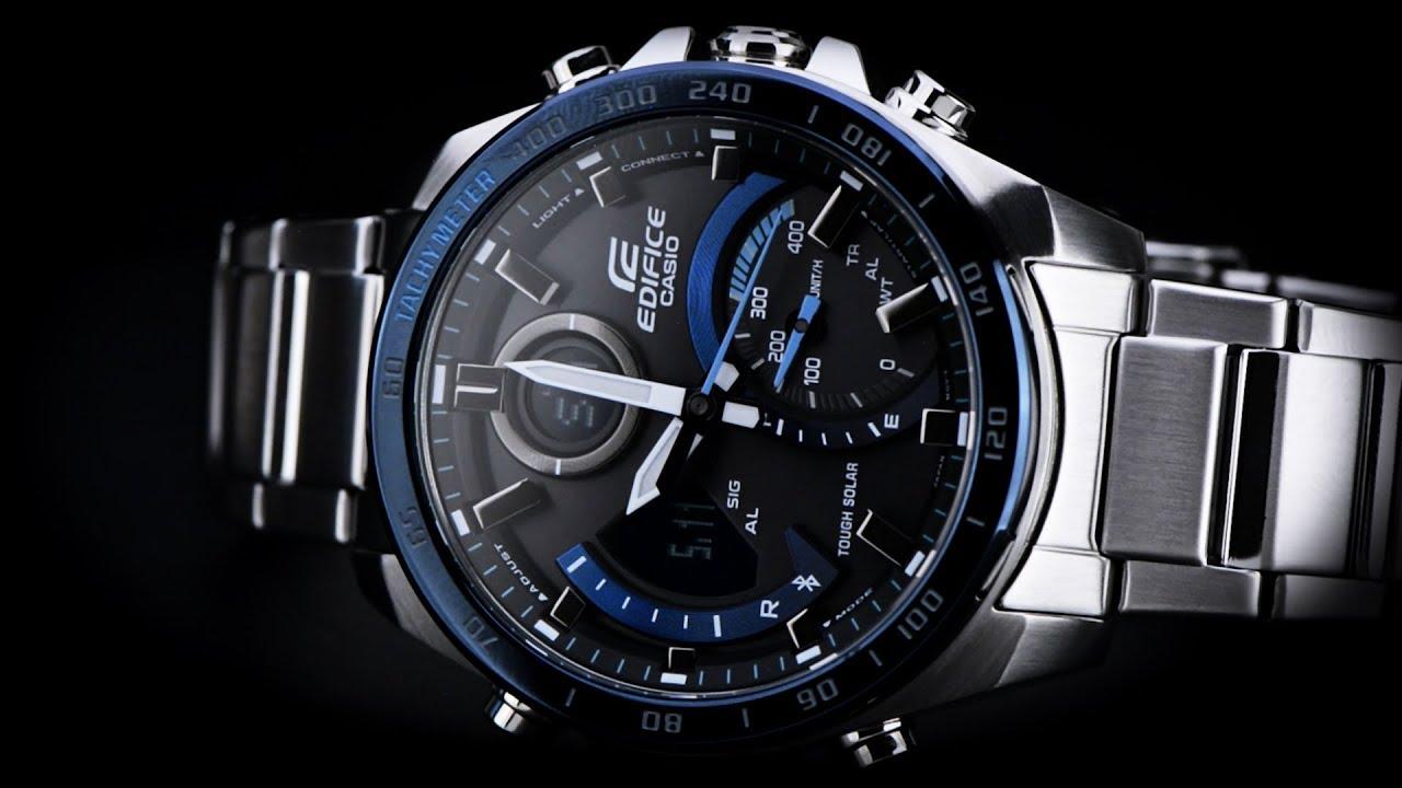 Đồng Hồ Nam Dây Thép Casio Edifice ECB-900DB-1BDR Chính Hãng - Bluetooth - Năng Lượng Mặt Trời - ECB-900DB-1B