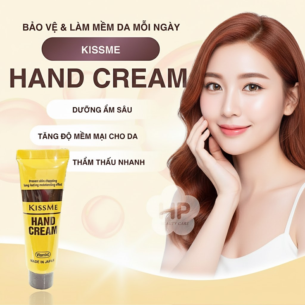 Kem Dưỡng Ẩm Và Làm Mềm Da Tay Kissme Moisturizing Hand Cream 30G
