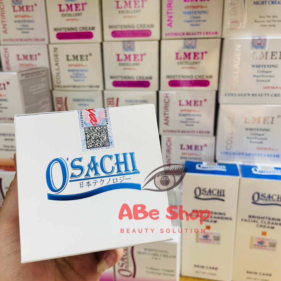 KEM O'SACHI XANH - XOÁ THÂM NÁM - TÁI TẠO DA - O'SACHI WHITENING MELASMA 20G