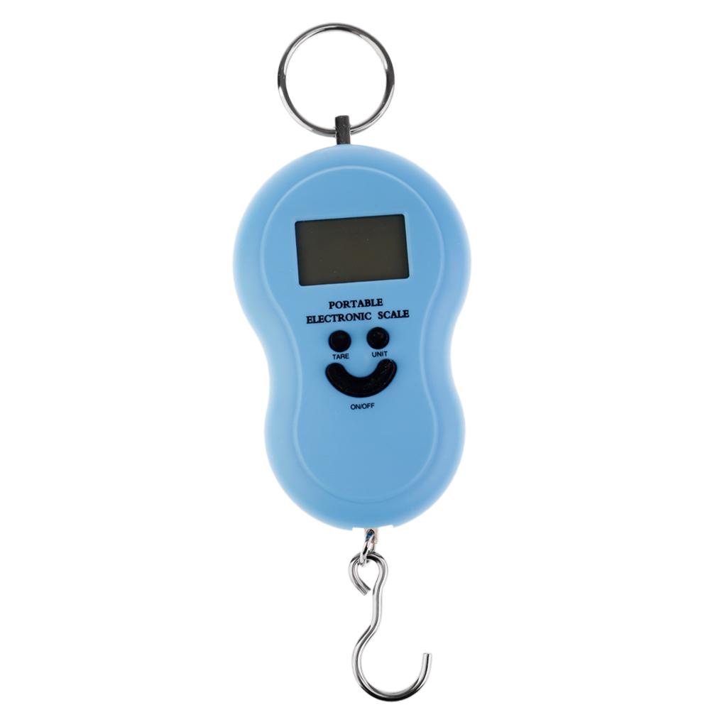 50kg/10g Pocket LCD Digital Fish Hanging Luggage Weight Hook Scale