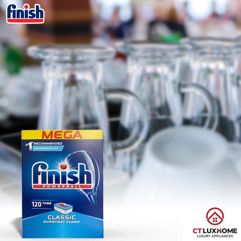 Viên rửa chén bát Finish Classic 120 viên - Hàng chính hãng