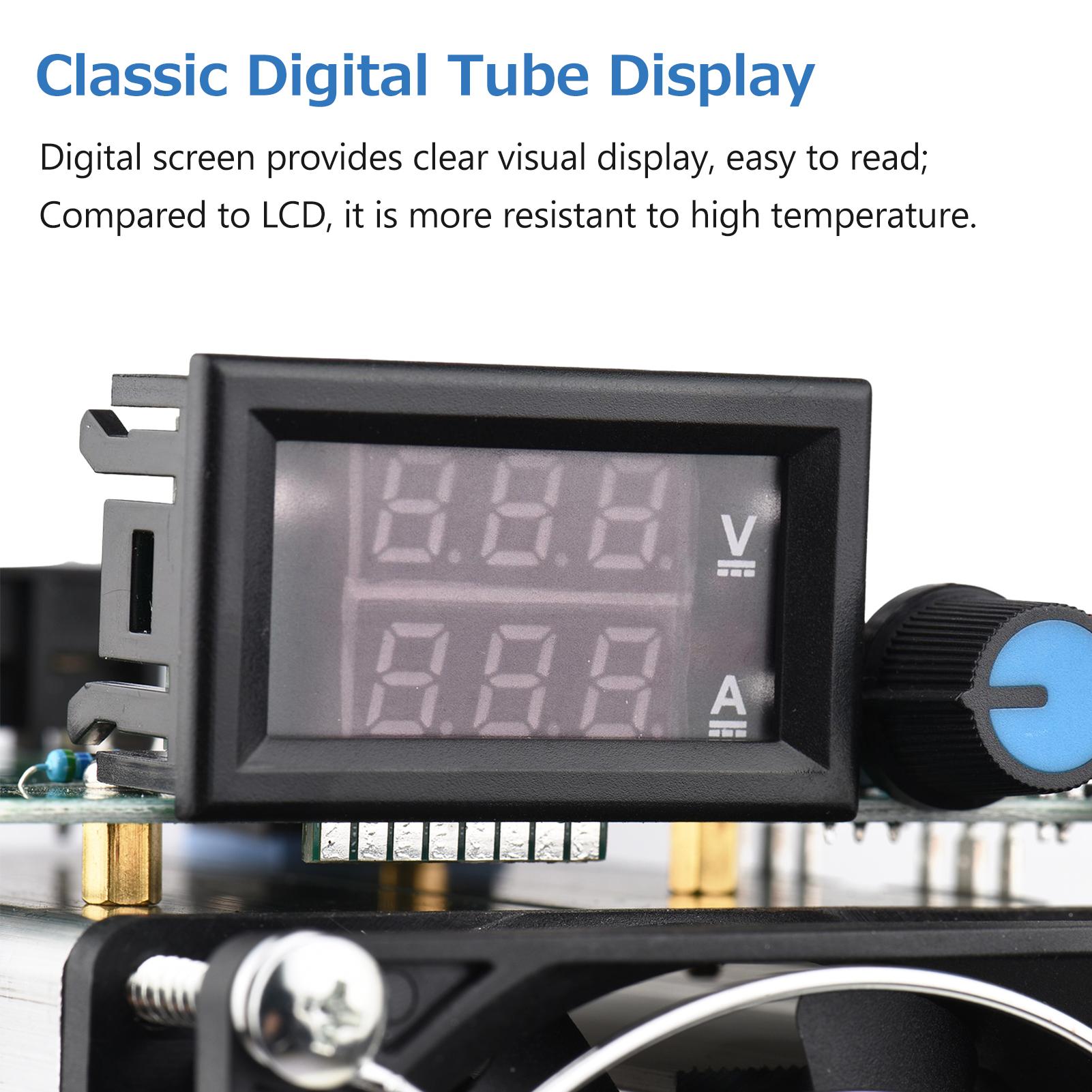250W 12V 20A Constant Current Electronic Load Tester Multifunction Digital Electronic Load Meter Battery Capacity Tester Discharge Aging Power Supply Module