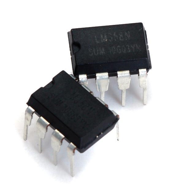 10x LM358N Low Power 8-Pin Dual Operational Amplifier