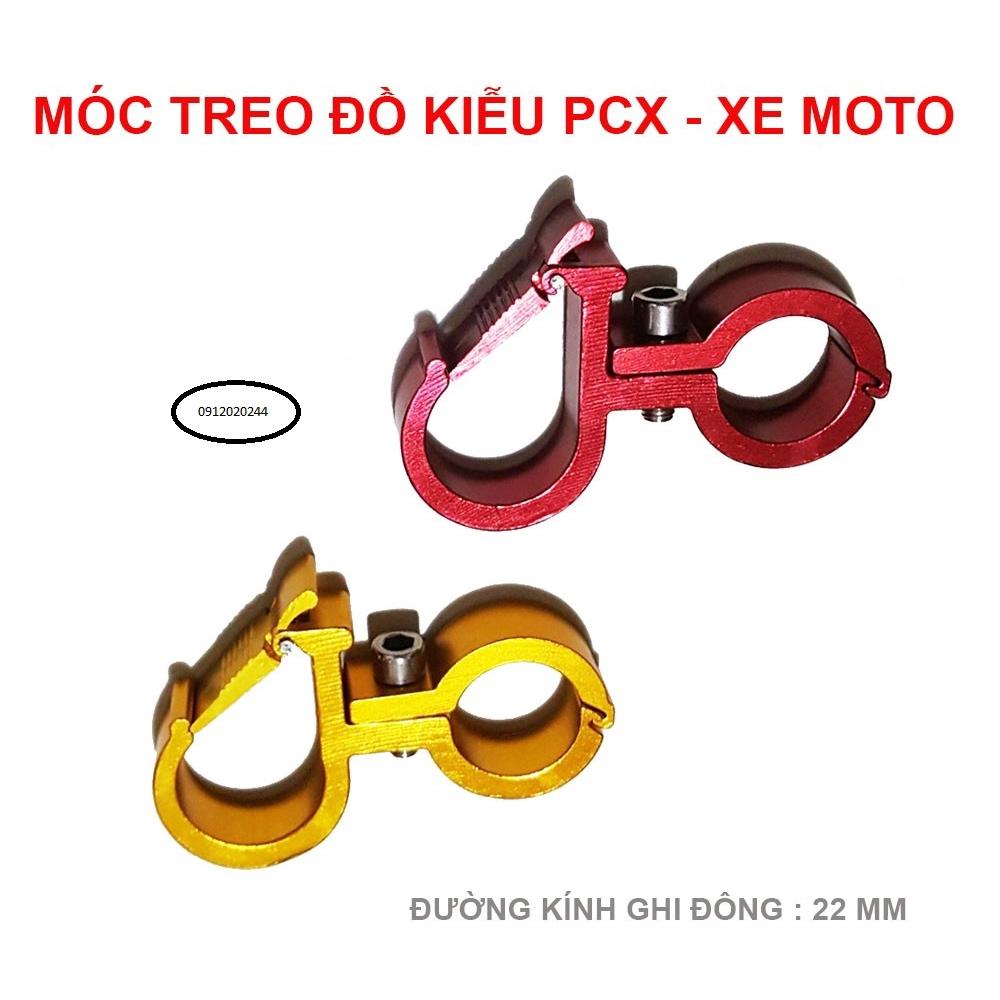 MÓC TREO CHO XE PCX NHÔM CNC CAO CẤP