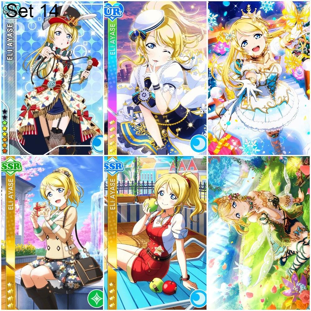 Bộ 6 Áp phích - Poster Anime Love Live! School Idol Project - A3,A4,A5