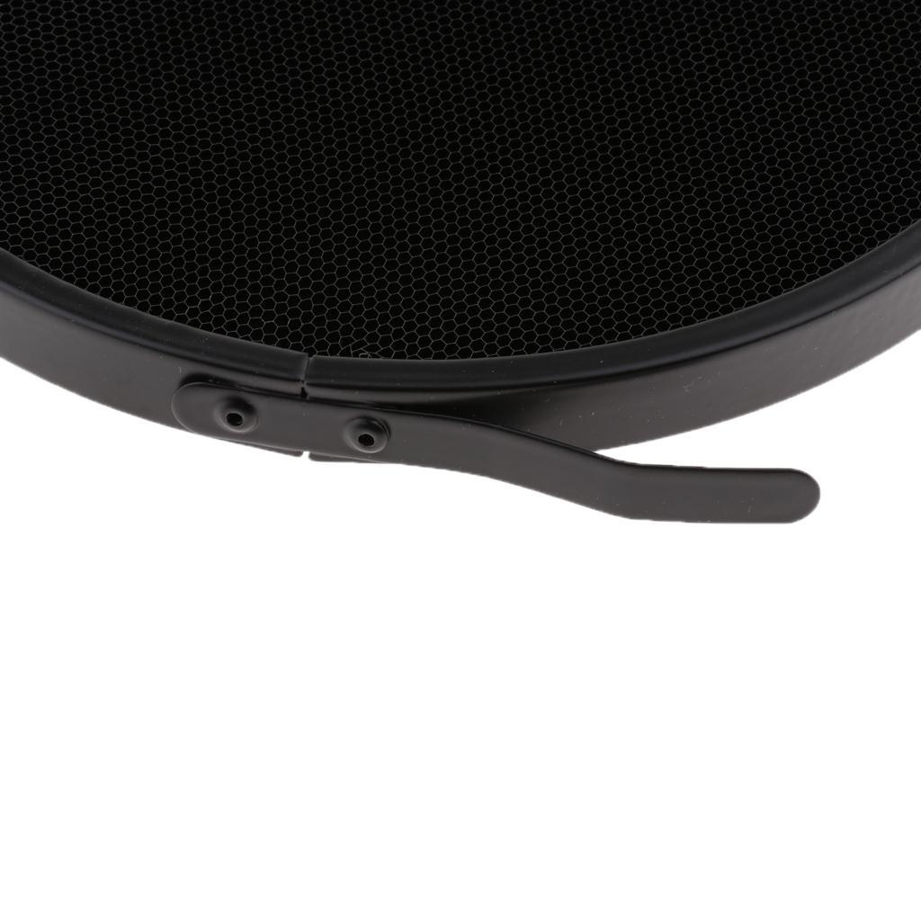 10° Honeycomb  for 7-inch Reflector Diffuser Lamp Shade Dish Black