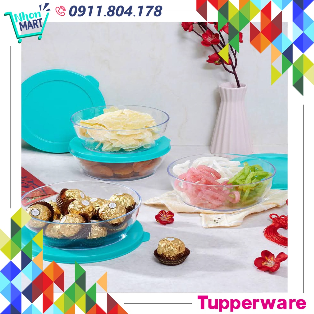 Bộ 4 Hộp Bảo Quản Thực Phẩm Clear Bowl 750ml