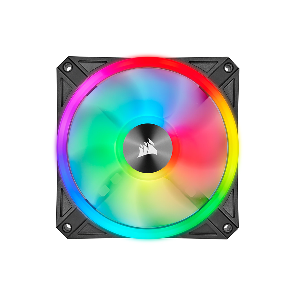 Bộ 3 quạt máy tính 120mm Corsair QL120 RGB kèm Node Core - Hàng Chính Hãng