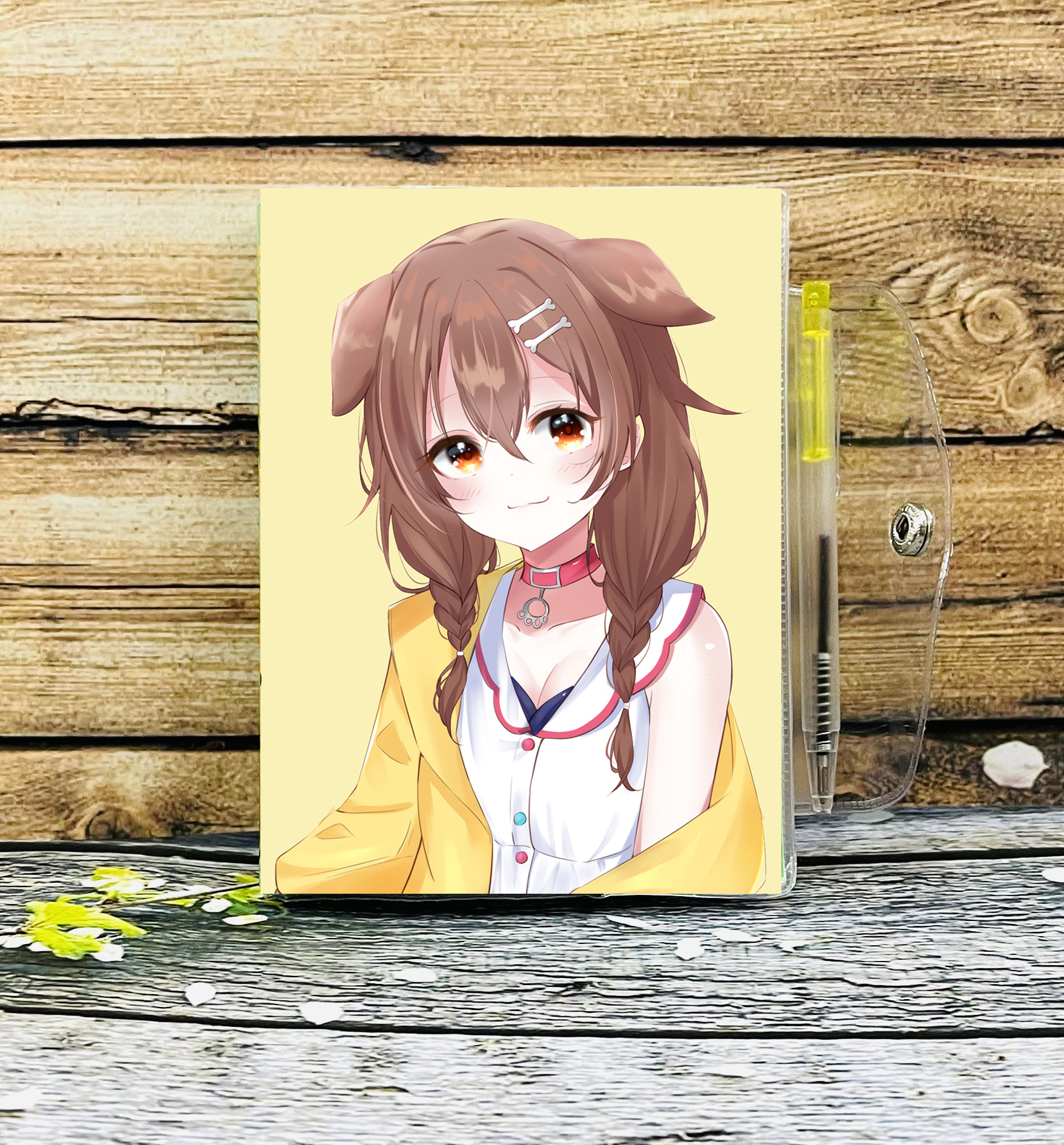 Sổ tay nhỏ kèm bút Inugami Korone-Hololive