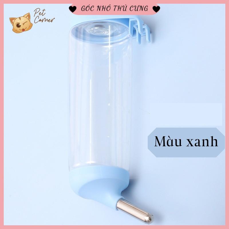 Bình nước tự động gắn chuồng cho thú cưng 500ml (Bình nước gắn chuồng cho chó mèo)