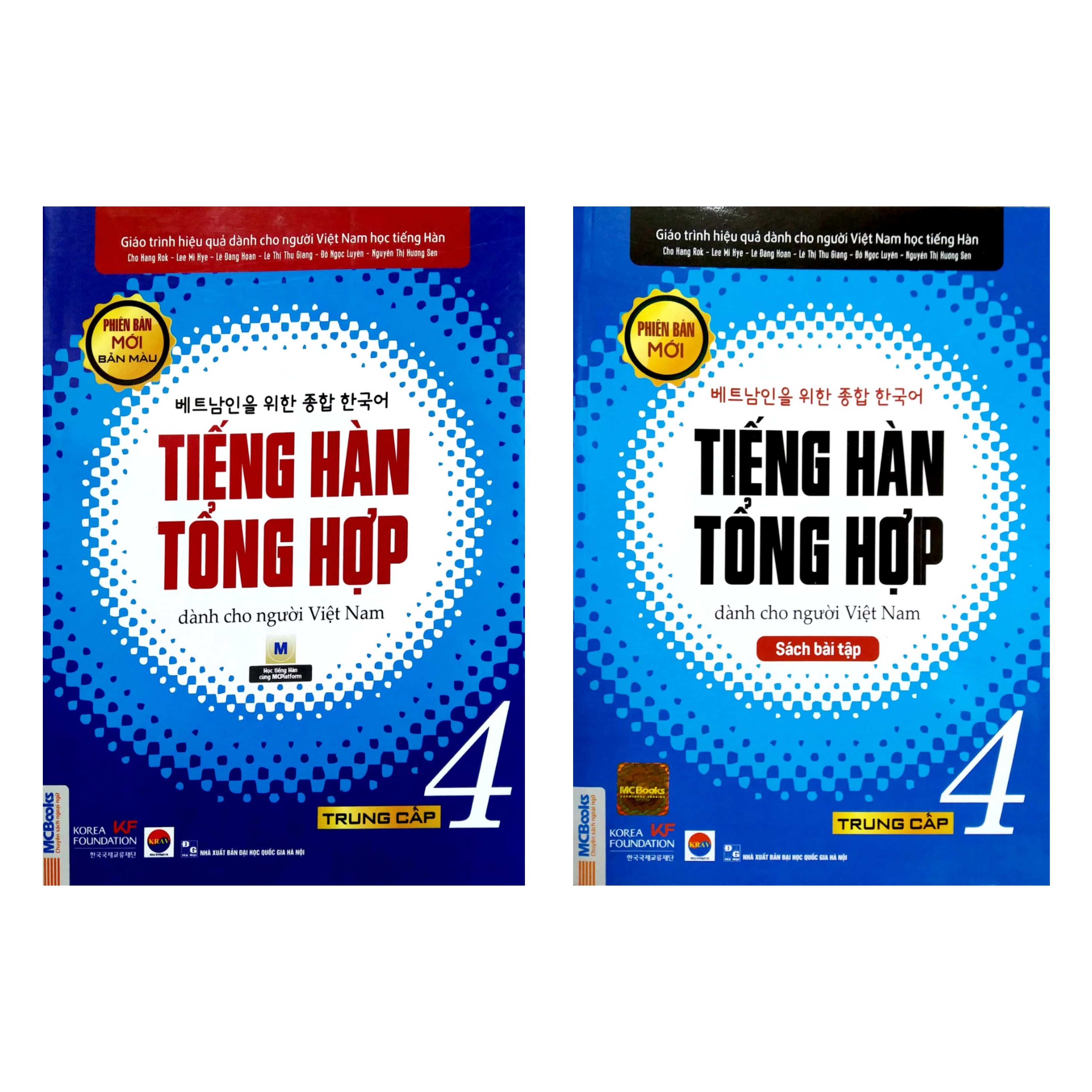 Combo 12 cuốn tiếng Hàn tổng hợp dành cho người Việt Nam bản màu tập 1,2,3,4,5,6 kèm sách bài tập