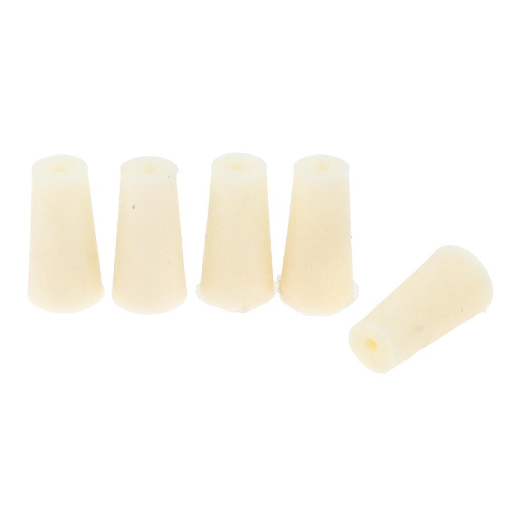 10 Pieces Silicone Rubber Stopper Plug Bung Caps for Flask Test Tubes