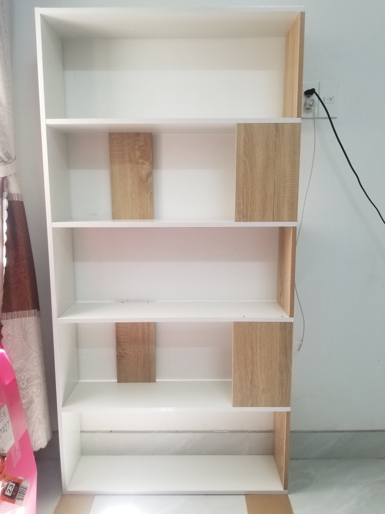 Kệ Sách Gỗ Simple 6F Thông Minh. GP105