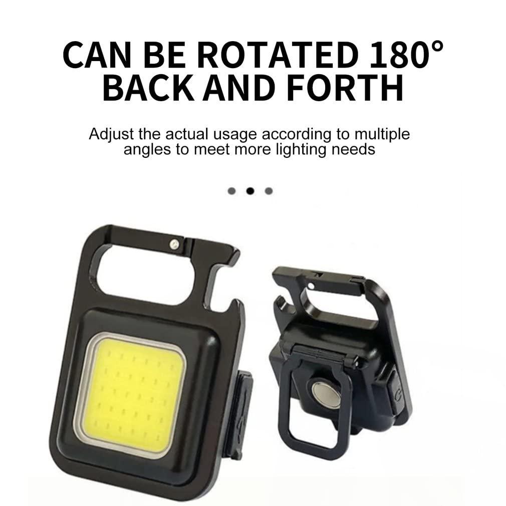 500 đèn làm việc LED mini di động, đèn pin di động, tải trọng USB, đèn cơ học chống nước để cắm trại, sửa chữa, khẩn cấp