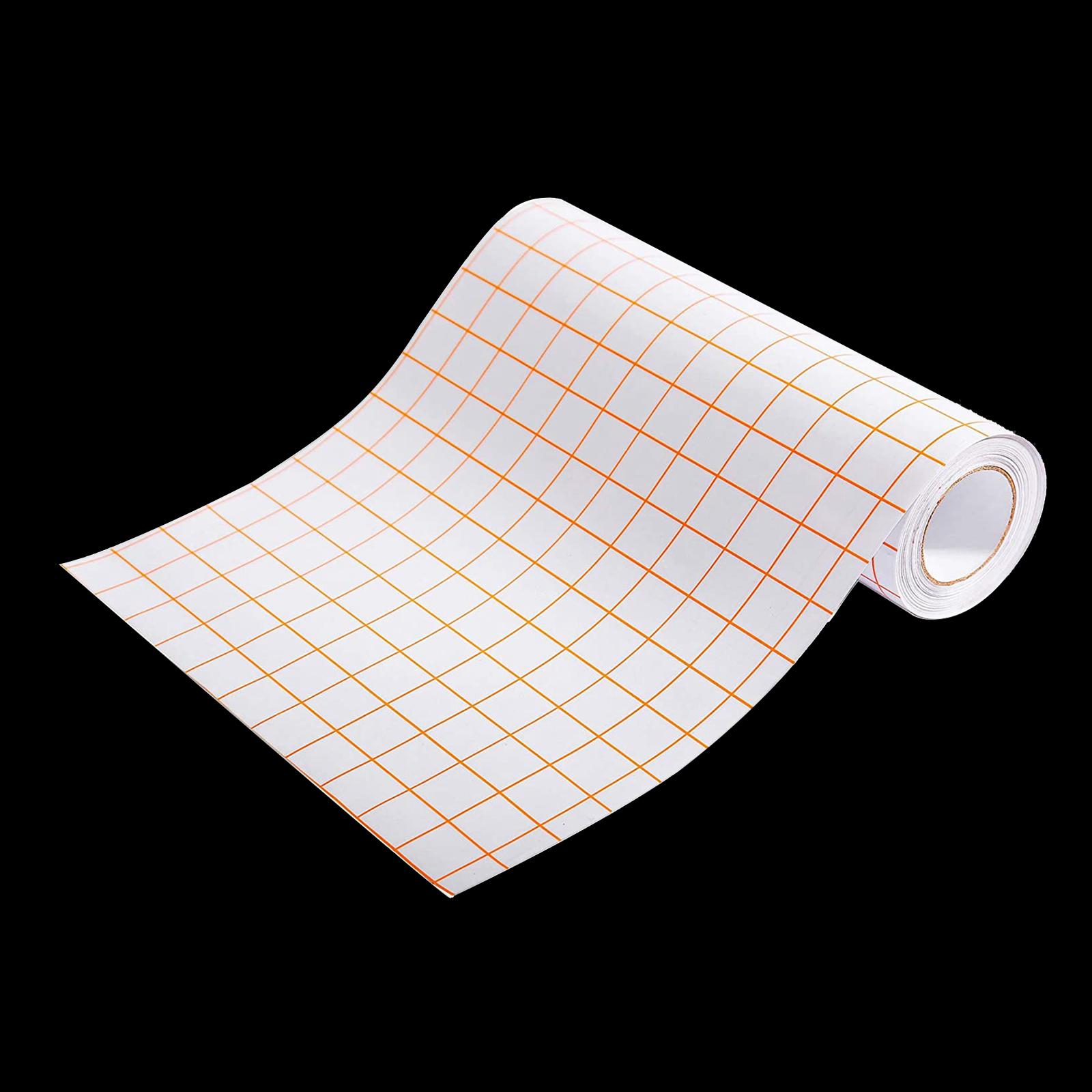Vinyl Transfer Paper Tape Roll 12" x 79 inch with Alignment Grid Decals Windows