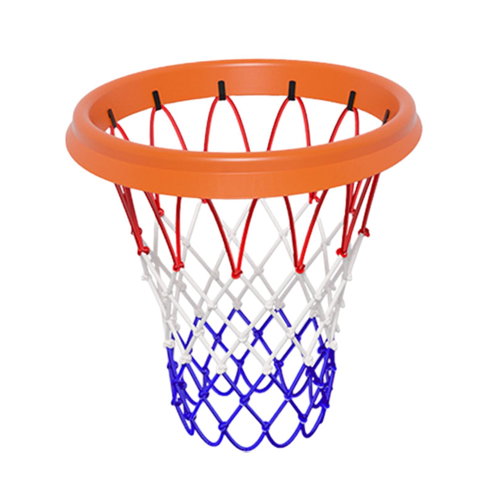 Basketball Hoop Net Basketball Net Frame Weatherproof Hanging Braided Rope Goal  Replacement Basketball Court Sports Devices