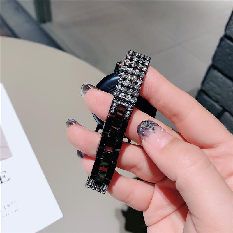 Phong cách mới nhất phù hợp với dây đeo Huawei GT2 pro kim cương kim cương Đồng hồ Samsung watch3 với dây đeo thay thế GT3 với phép thuật vinh quang