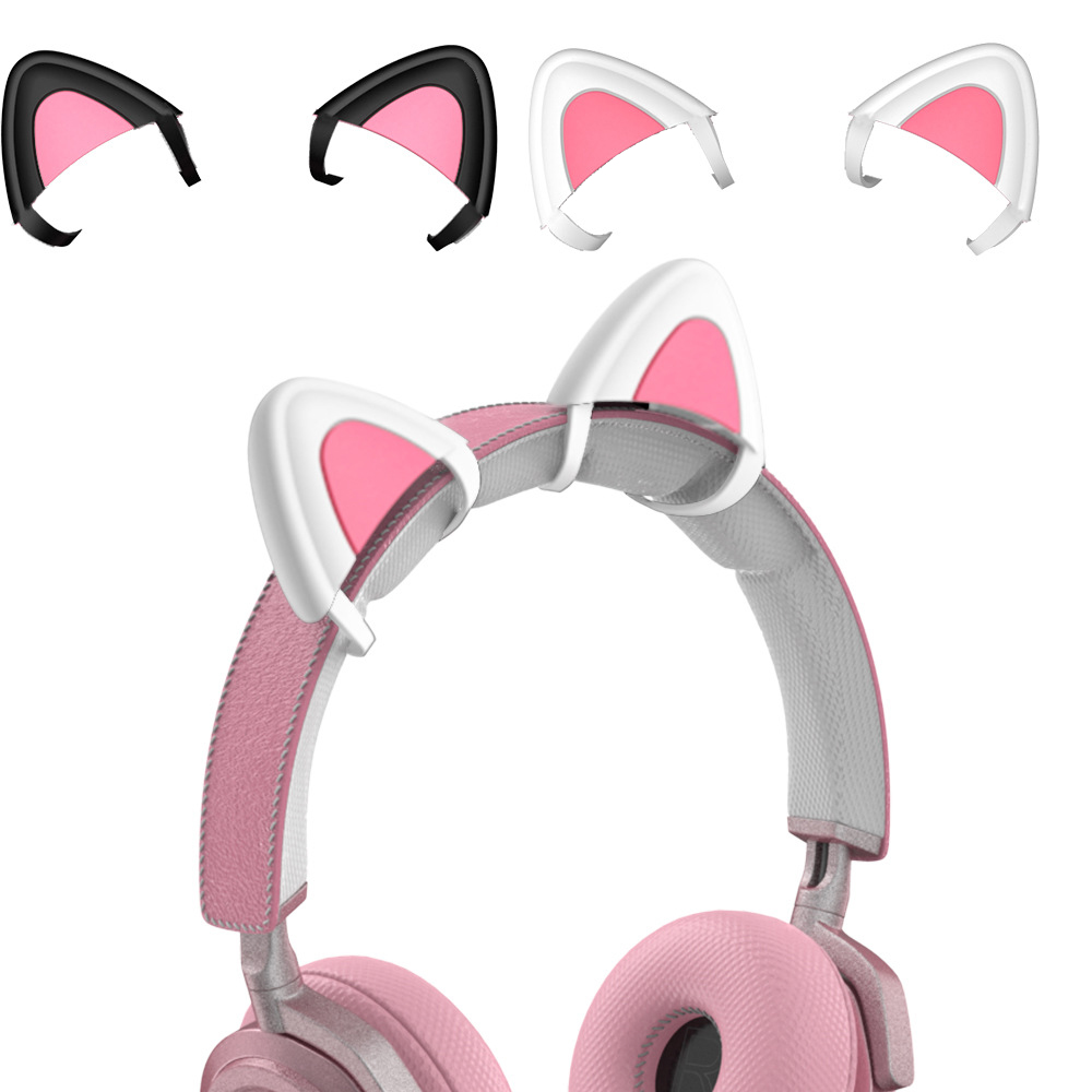 Ốp Tai Mèo Cute Trang Trí cho Tai Nghe Airpods Max / Tai Nghe Sony / JBL / ATH / B&amp;O / Sennheiser / Beats / HyperX / DareU / Logitech - Hàng Chính Hãng