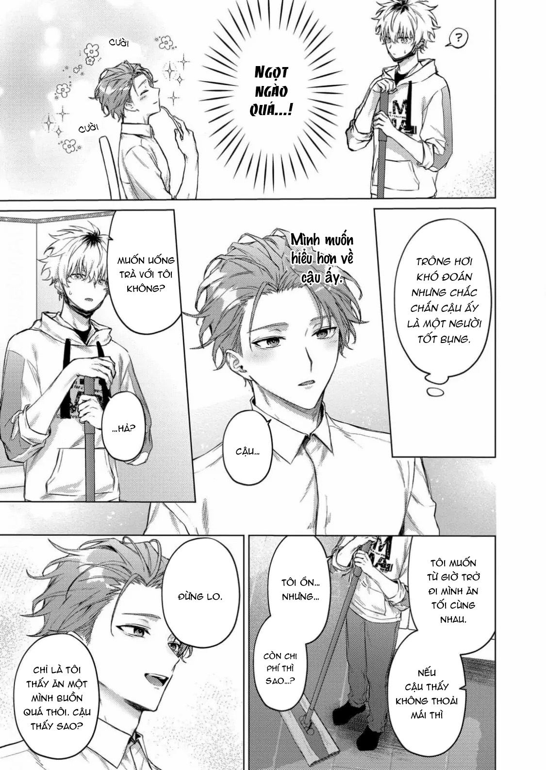 chú mèo ngọt ngào đến nhà tôi mỗi lúc chạng vạng chapter 1 17