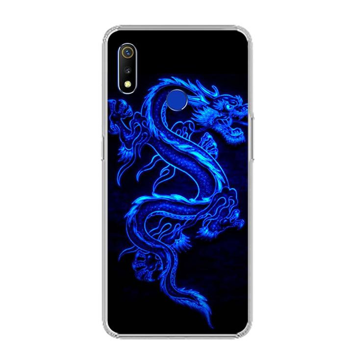 Ốp lưng cho Realme 3 - 0270 DRADON02 - Ốp lưng dẻo - Hàng Chính Hãng