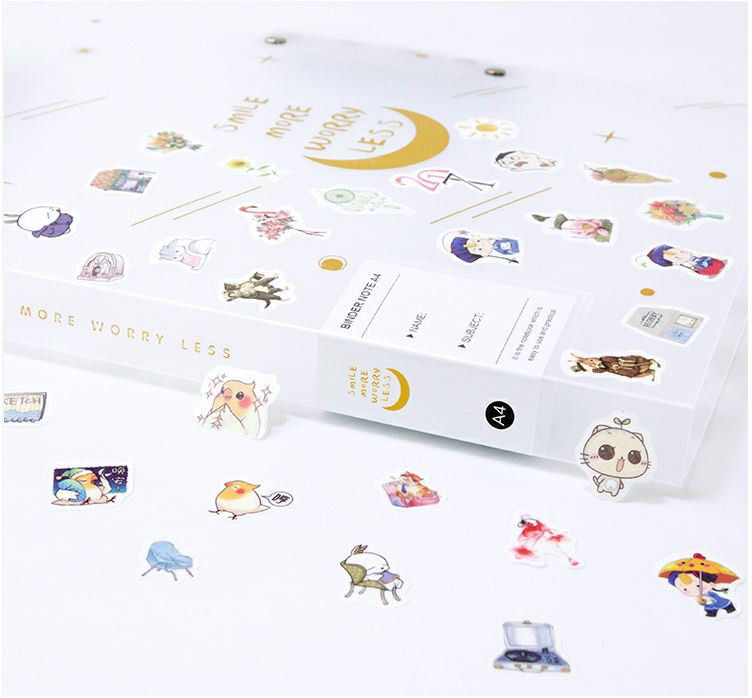 32 Miếng Sticker Dán Trang Trí Totoro- Mèo