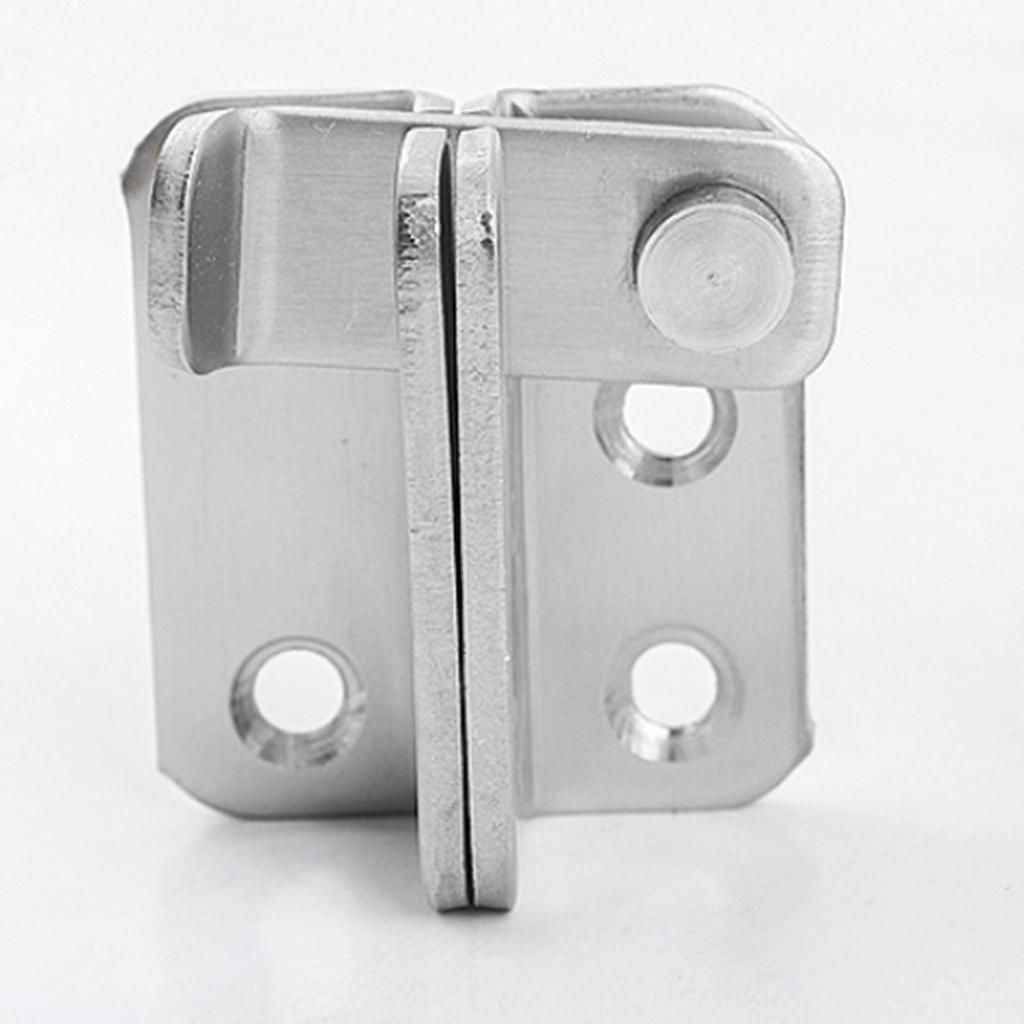 2pcs Slide Bolt Latch Gate Latches Safety Door Lock Buckle Stainless Steel