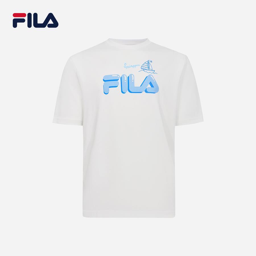 Áo thun tay ngắn thời trang unisex Fila - FW2RSF2079X-WHI