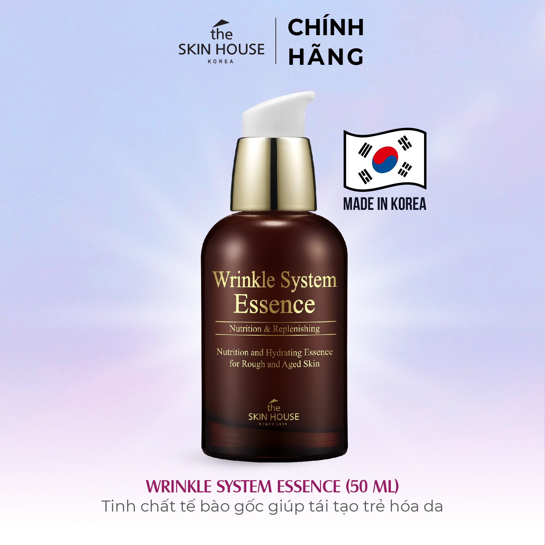 T30 Tinh chất tái tạo da mới - Wrinkle System Essence 50ml - The Skin House