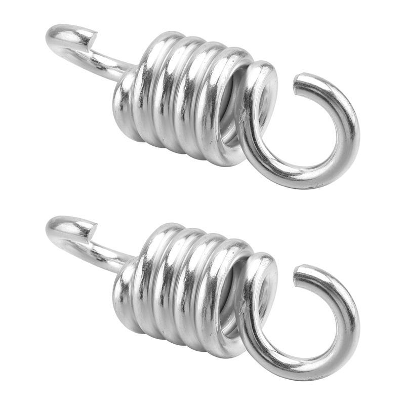 2 Chiếc Võng Ghế Treo Hiên Nhà Vòng Lắc Lò Xo Chịu Lực Võng Xếp Inox Xoay Phần Cứng Kép Xoay Móc
