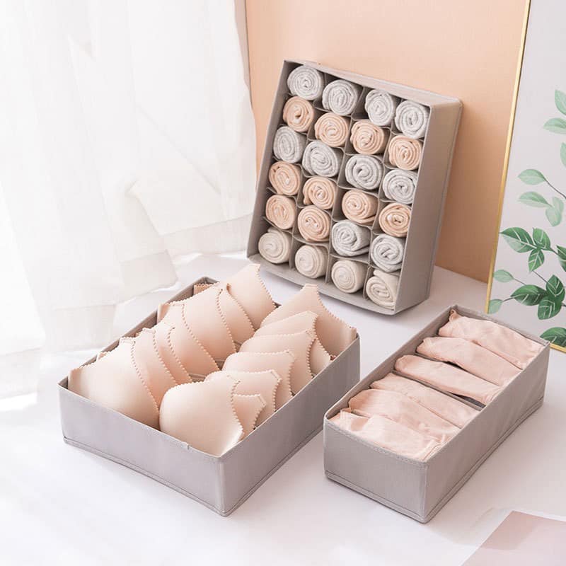 SET 3 HỘP ĐỰNG ĐỒ LÓT, BÍT TẤT CHIA NGĂN TIỆN DỤNG