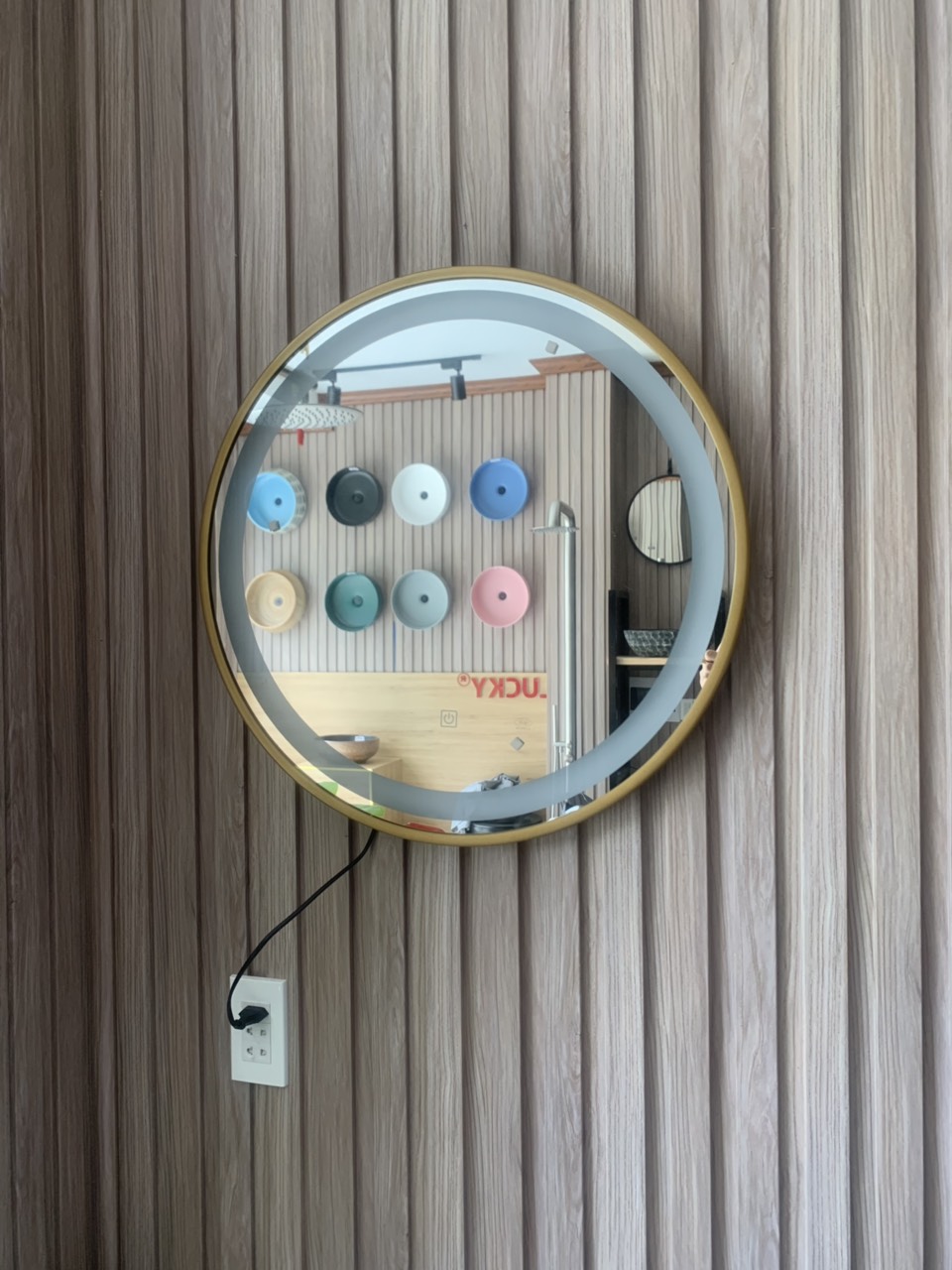Gương soi đèn led phòng tắm cao cấp EVEREST EV-K02
