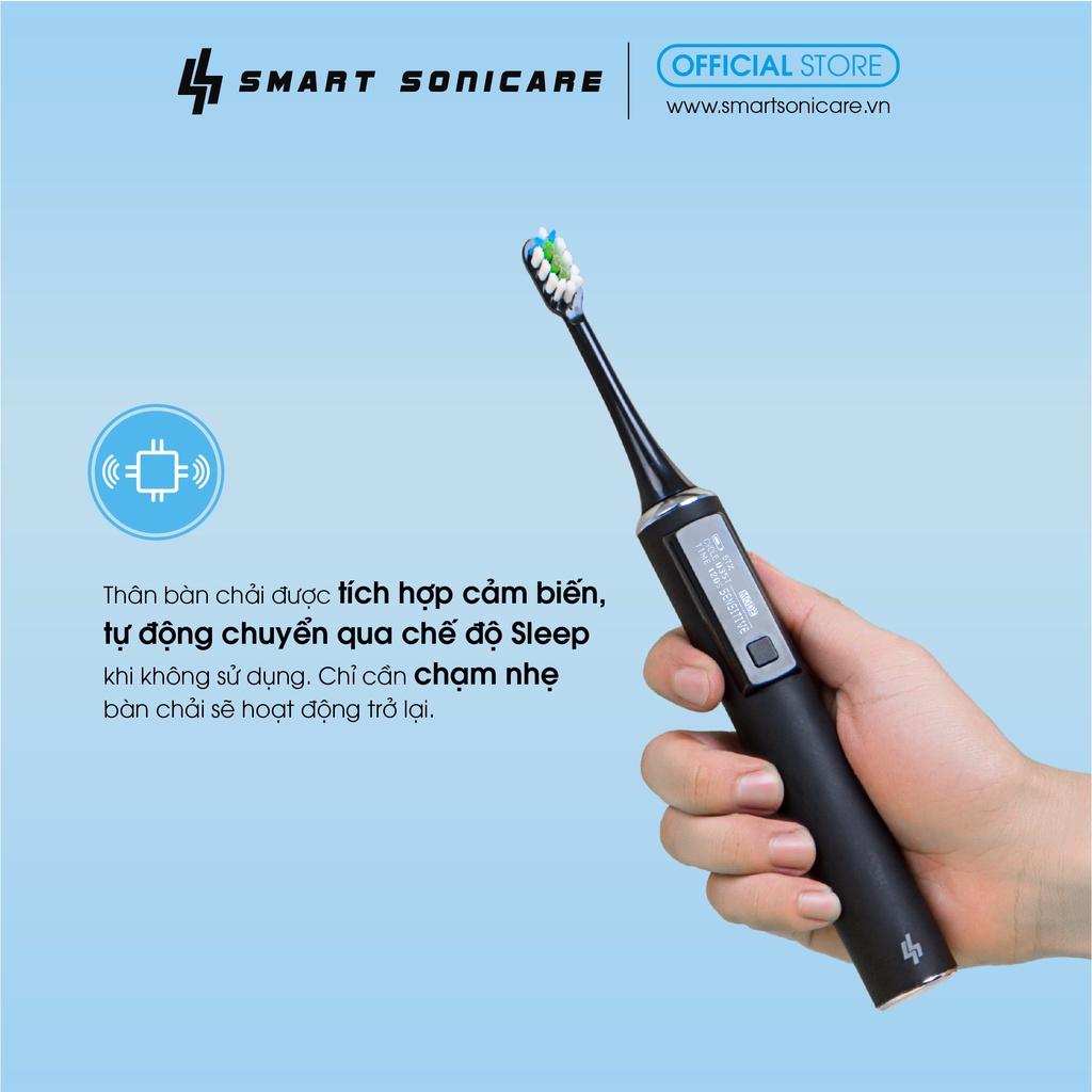 Bàn chải đánh răng điện Việt Nam Smart Sonicare SS-01 - giảm tiếng ồn, chuyên cho răng niềng