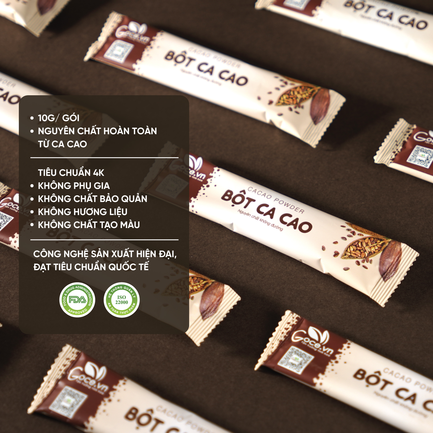 Bột ca cao nguyên chất Goce - 150g ST