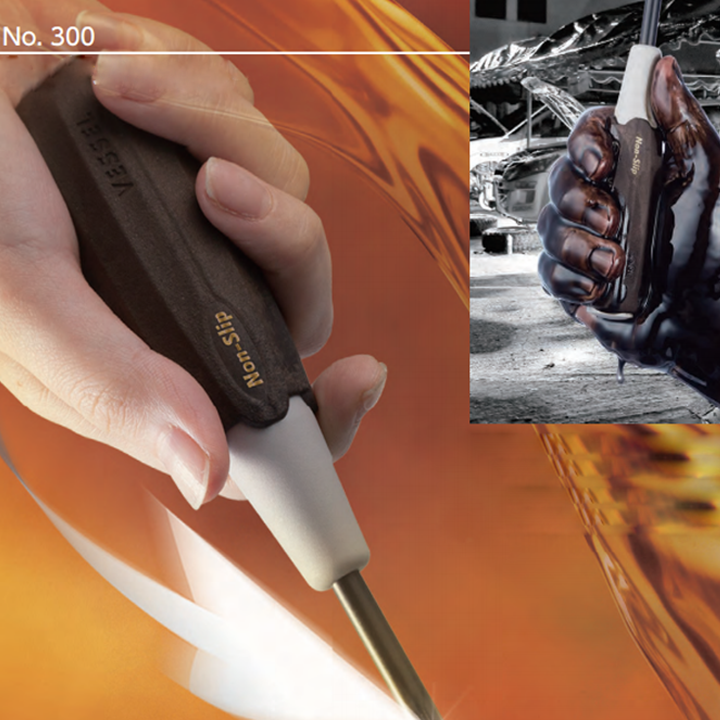 Tô vít cán gỗ chống trượt No.B-300 Vessel (Nhật Bản)