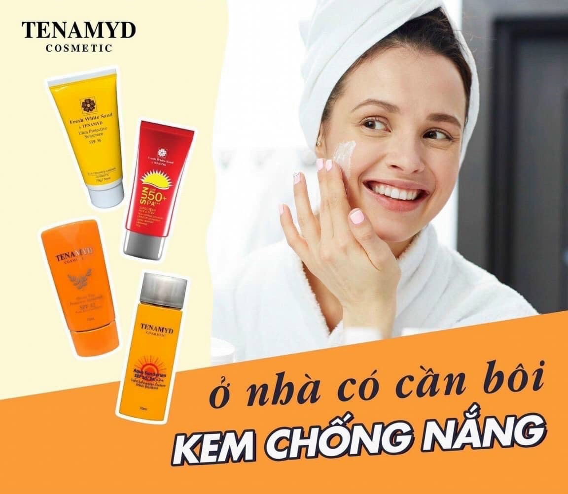 Tinh chất chống nắng Tenamyd Aqua Sun Serum SPF 50/PA+++ tuýp 70ml