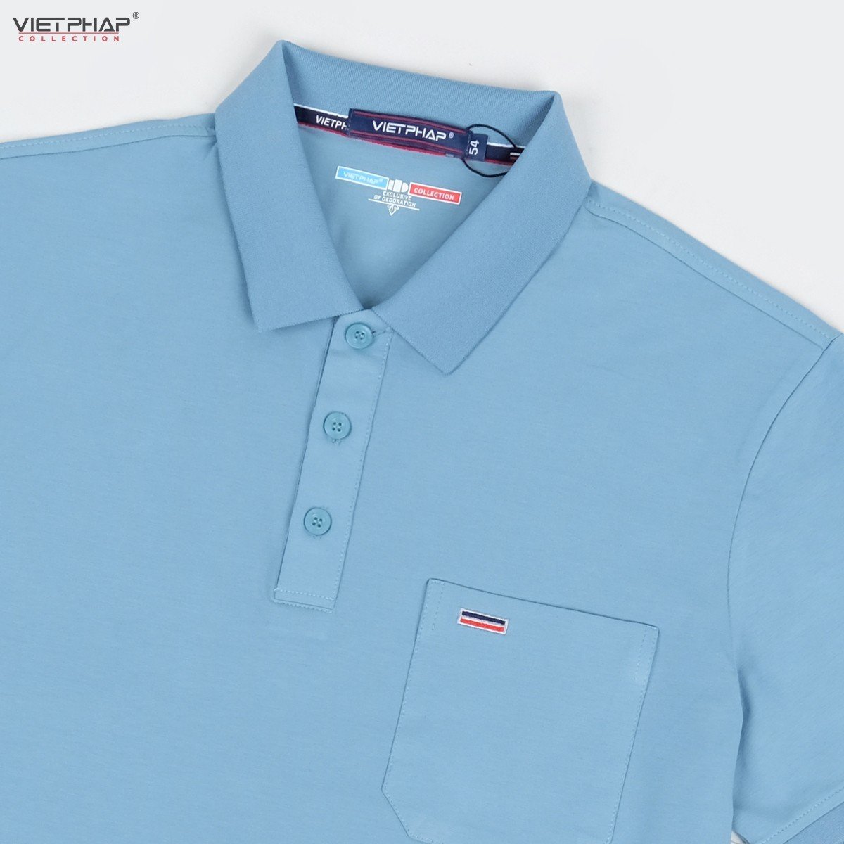Áo Polo Nam VIỆT PHÁP Form Luxury - Thun 4 Chiều Trơn , lịch lãm, sang trọng  9602