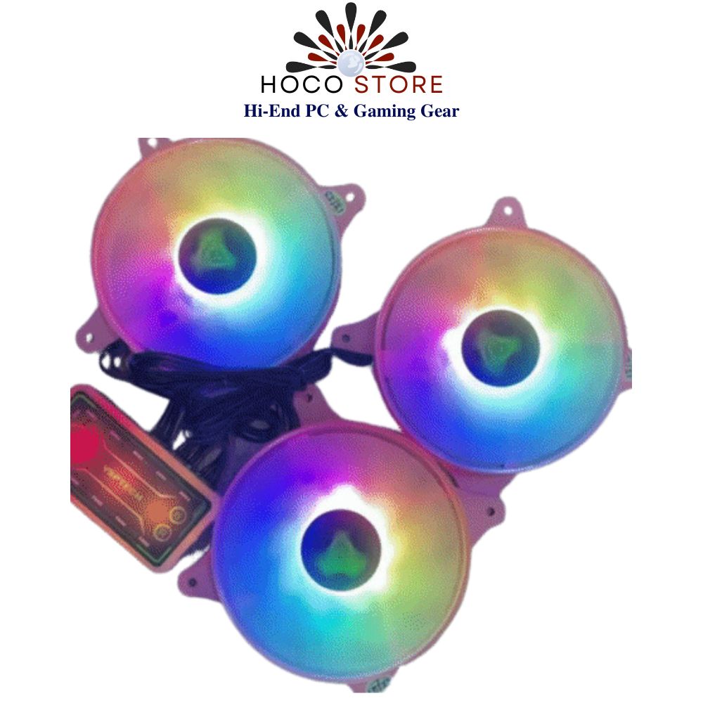 BỘ KIT 3 FAN V400C LED ARGB - Hàng Chính Hãng
