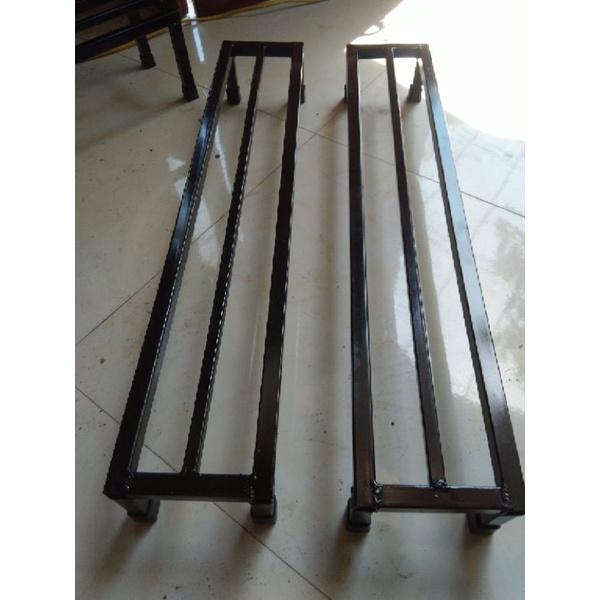 Kệ kê chậu hoa, cây cảnh- Dài 80cm. Rộng 15. Cao 10cm.Hộp thép vuông 20x20mm.1nan phụ