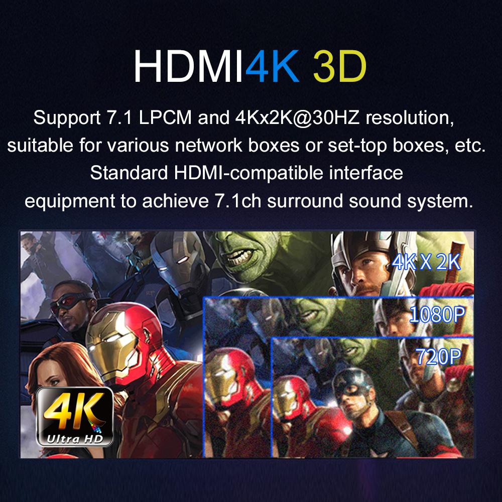 Trích xuất âm thanh tương thích 4k HDMI