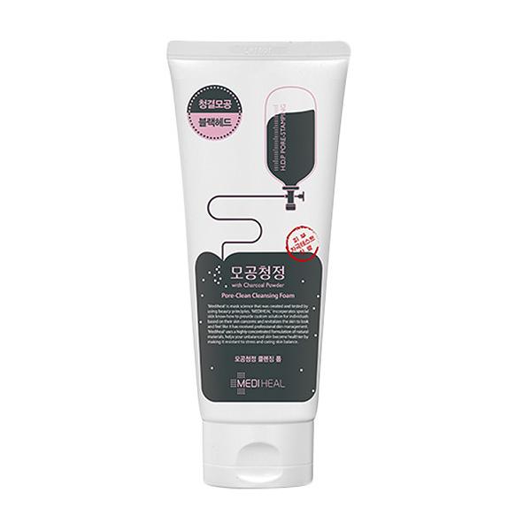 Sữa rửa mặt than hoạt tính làm sạch sâu lỗ chân lông Mediheal Pore Clean Charcoal Cleansing Foam 170ml