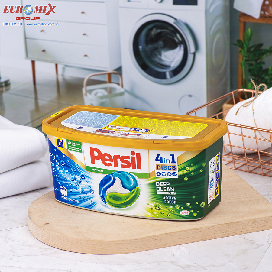 Viên PERSIL Giặt Xả Kháng Khuẩn 4in1 Cao Cấp 11 Viên