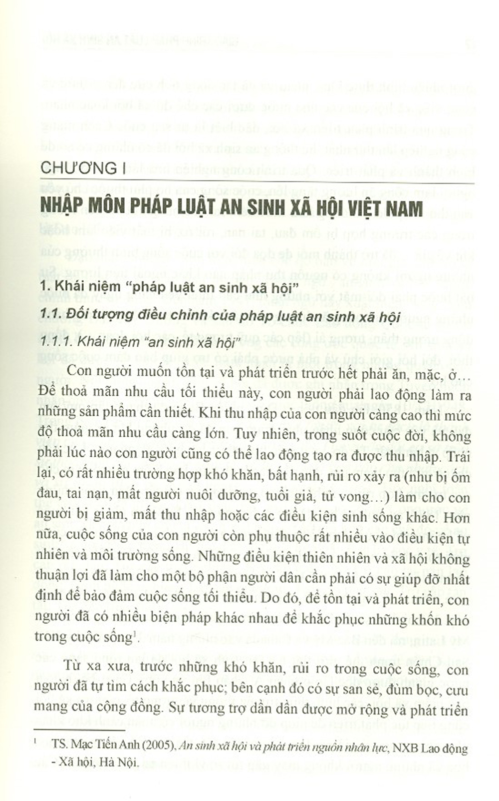 Giáo Trình Pháp Luật An Sinh Xã Hội