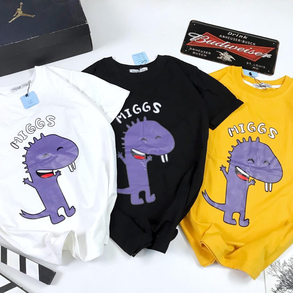 - Áo thun tay ngắn Be Yourself unisex size M L XL - KHỦNG LONG MIGGS