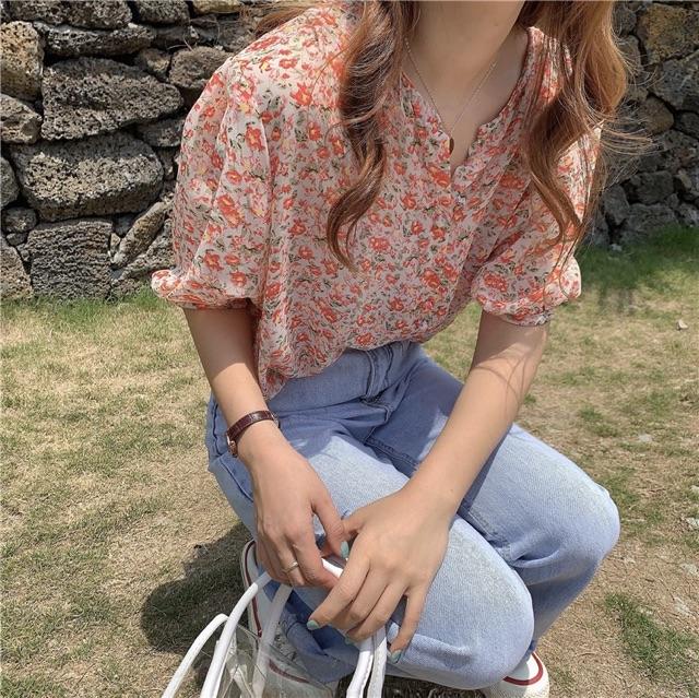 Sơ mi tay lỡ vintage