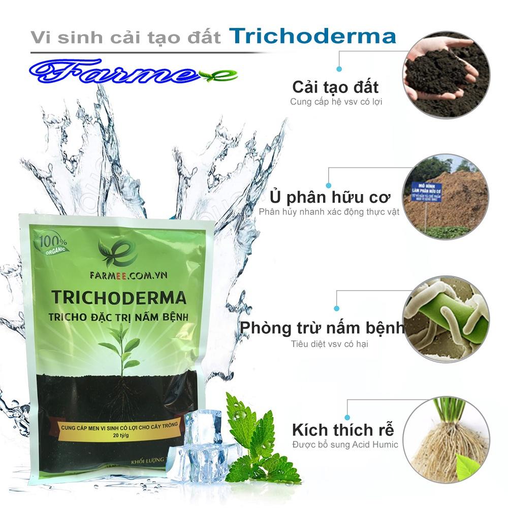 Vi sinh cải tạo đất Trichoderma farmee 20 kg, Ủ phân hữu cơ, phòng trừ nấm bệnh