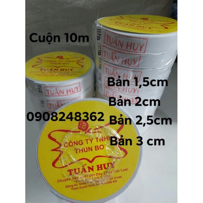 Thun may quần áo cuộn 10 mét .