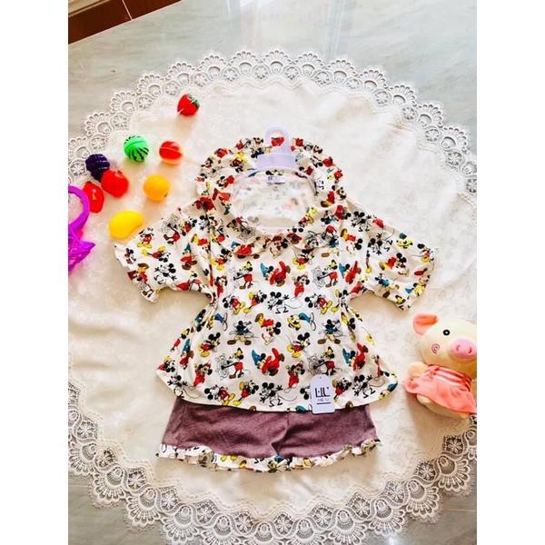 Bộ thun đùi cho bé từ 19-22 kí