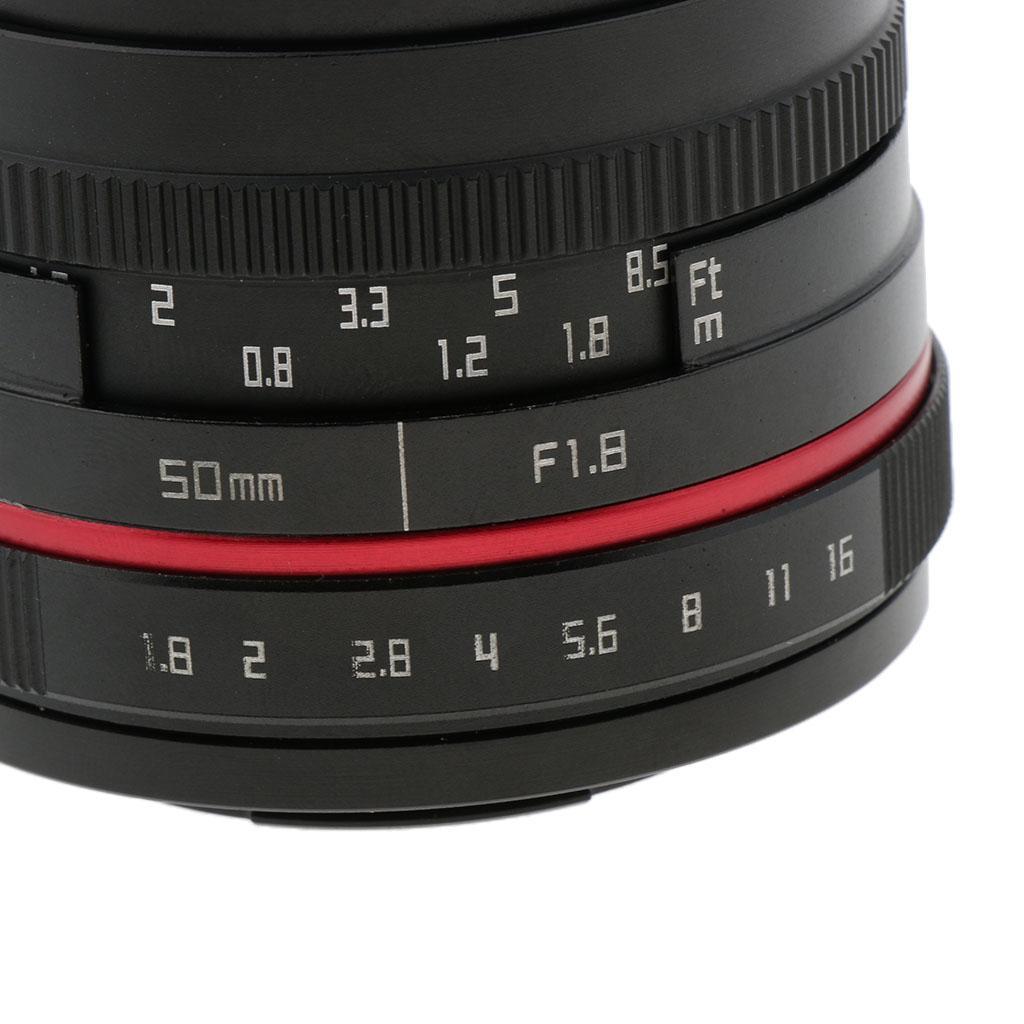 Mirrorless Camera Fixed Lens Manual Focus for X-T1 X-T2 X--T20 X- X 50mm 8-F16 Fully Multi-coated Film